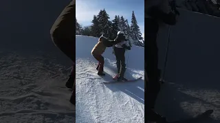 Why you should never spray a snowboarder… #shorts #ski #snowboard