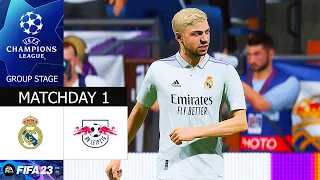 FIFA 23 | RB Leipzig - Real Madrid | UEFA Champions League 2022/23 Group Stage Matchday 1