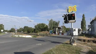 Železniční přejezd Jeneč (CZ) - 21.8.2023 / Railroad crossing