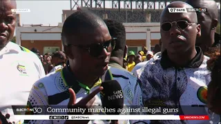 Ditebogo Junior Phalane | Soshanguve community marches against violent crimes, illegal guns