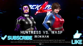 (REQUEST) HUNTRESS vs WASP  iron man LOW BLOW match