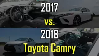 2018 vs. 2017 Toyota Camry SE: Side-by-Side Comparison