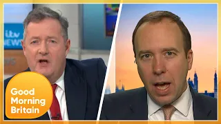 Matt Hancock Clashes With Piers Over Rising COVID Cases & NHS Understaffing | Good Morning Britain
