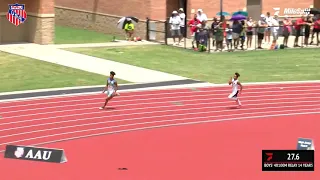 2021 AAU Junior Olympics HTH Boys 4x100 M Relay 13 - 14 Years Old Prelims