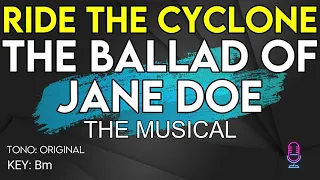 Ride the Cyclone - The Ballad of Jane Doe - Karaoke Instrumental