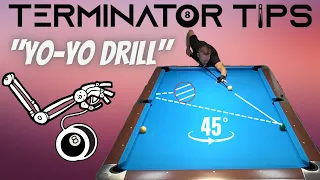 The Yo-Yo Drill - Fast Improvement For Amateur Pool Players! (Cue Ball Speed And Direction Training)