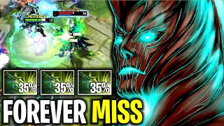 FOREVER MISS..!! Insane 3x Butterfly 76% Evasion Terrorblade Fountain Dive 7.27c | Dota 2