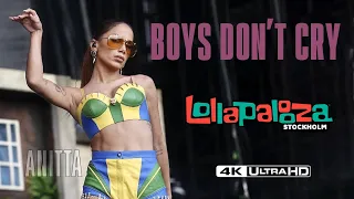[4K Ultra HD] Anitta - Boys Don't Cry | Lollapalooza Stockholm 2022