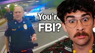 When Stupid Cops Arrest FBI Agents | Hasanabi reacts to True Crime