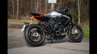 Erstes mal ausdrehen mit der Mv Agusta Dragster 800 RR