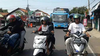 bus sumber rejeki "saudagar muda" full membasuri v4 + remix di jln widuri pemalang