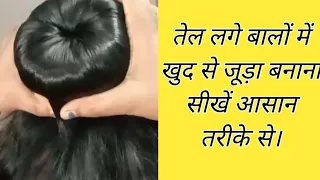 simple juda hairstyle l easy hairstyle for short hair l self hairstyle l