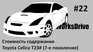 Стоимость содержания #22 - Toyota Celica T23 (Стоимость эксплуатации)