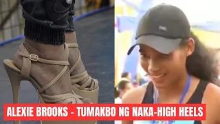 ALEXIE BROOKS TUMAKBONG NAKA-HIGH-HEELS ng 4" sa Marikina City