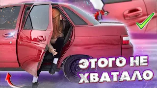 КАК УЛУЧШИТЬ внешний ВИД старой ДЕСЯТКИ за КОПЕЙКИ. УРОНИЛИ ДВЕРЬ при ПОКРАСКЕ. ЕВРО-РУЧКИ на 2110!