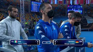 2022 252 P3 01 M S Team Cairo EGY CHM PODIUM GERMANY GER vs ITALY ITA