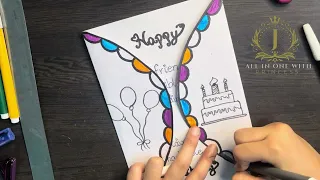 How to make birthday card for your brother  #subscribe #craft #like All in one with PRINCESS/Jagrati