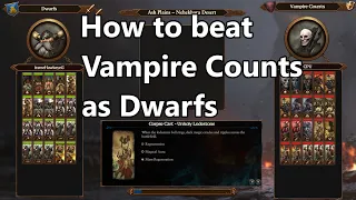 How to beat Vampire Counts as Dwarfs - Total War: Warhammer 3 Immortal Empires