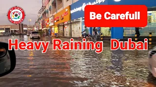 Deira Dubai Flood 2024 || Heavy Rain In Dubai | Be Safe and Drive Carefully #dubai #heavyrain #flood