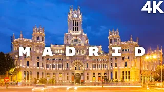 Madrid Spain 2021 4K - Drone Footages | Aerial Tour Ultra HD