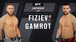 UFC Vegas 79 Fiziev vs Gamrot Lightweight Fight Simulation 🇦🇿🇵🇱👊🎮 EA Sports UFC 4 9/23/2023
