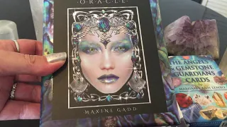 My Top 10 Crystal Oracle Cards!-Review Crystal Deck Collection of 10 Decks!
