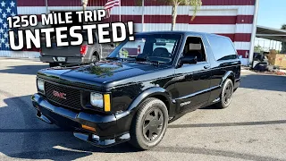 We drive the GIVEAWAY GMC Typhoon 1250 miles! Bad idea?!