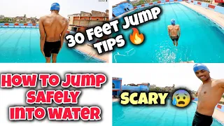 How to Jump Safely from 30 Feet into Deep Water, Swimming Tips for Beginners