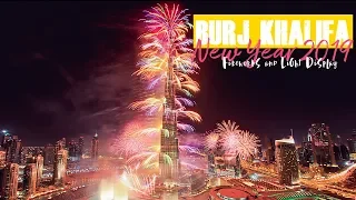 Dubai Burj Khalifa New Year 2019 Fireworks (shot on iphoneX - 4K)