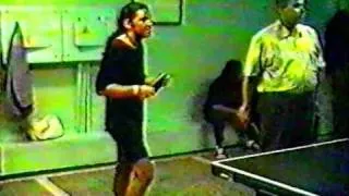 Thomas Anders plays ping-pong (USSR, camera)