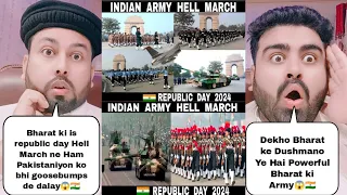 India Republic Day Parade 2024 Hell March Full | India The Superpower | Pakistani Reaction