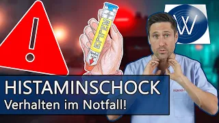 Allergischer Schock: Kennen Sie die Symptome & das richtige Verhalten im Notfall? Histaminschock!