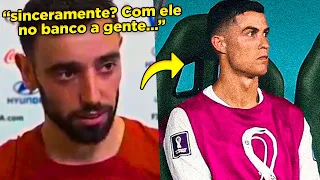 ACABOU O RESPEITO COM O CRISTIANO RONALDO?? AS REAÇÕES COM CRISTIANO RONALDO NO BANCO!!