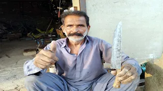 Incredible Process of Making Super Sharp Hunting Knife || Amazing Technique of Making  Sharp Knife