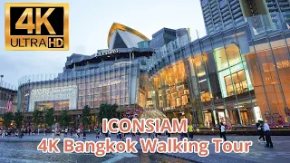 [4K] ICONSIAM Bangkok Walking Tour | Indoor Floating Market SOOK SIAM | Biggest Mall Thailand