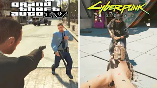 GTA IV vs Cyberpunk 2077 - Direct Comparison