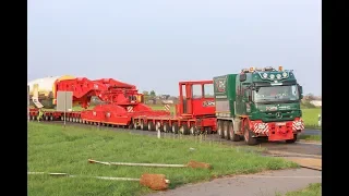 [800 Tonnen] XXL Trafo Schwertransport durch Pulheim bei Köln