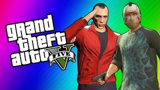 GTA 5 Online: Best Mission Ever - Windmills, Pantos, Big Explosions (GTA 5 Funny Moments)