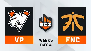 Virtus.pro vs Fnatic - Map 2 - Mirage (ECS Season 8 - Week 5 - DAY4)