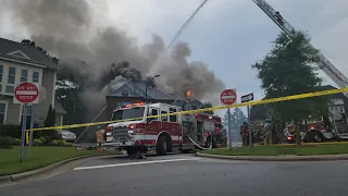 Second Alarm Structure Fire | 5-21-2022 | Cary, NC
