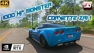 Forza Horizon 5 - 1000HP 2009 Chevrolet Corvette ZR1 Freeroam Drive | RTX 3060 Wheel Gameplay