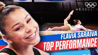Flávia Saraiva's fantastic performance to "Girl from Ipanema" 🎶🤸‍♀️ | Tokyo2020