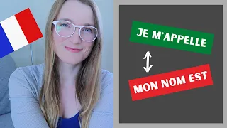 How to say MY NAME IS in French | Je m'appelle | #shorts