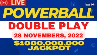 Powerball November 28, 2022 Live Drawing – Double Play Lottery - Halloween Jackpot