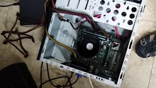 Looking at a PC that had a power supply catch fire