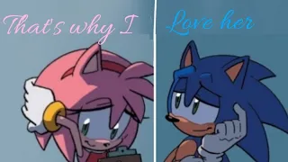 That's why I love her | Sonamy Comic Dub Ft. LightBison