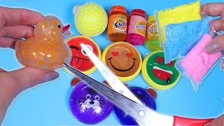 Mixing Store Bought Slime, Stress Balls and Clay! AMAZING SLIME SMOOTHIE ASMR Satisfying Slime Video