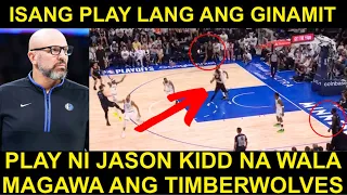 IBA ang TALINO ni Coach Jason Kidd! GANITO niya BINUTAS ang DEPENSA ng Wolves GAMIT ang 1 Play