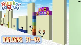 Numberblocks Building 31-40｜Draw Bricks