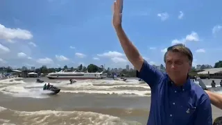 Bolsonaro participa da procissão fluvial do Círio de Nazaré | AFP